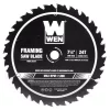 New ✨ WEN 7.25 In. 24-Tooth Carbide-Tipped Professional Framing Saw Blade For Miter Saws And Circular Saws ✔️ -saw-blades Shop unnamed file 2412