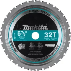 Best deal ❤️ Makita 5-7/8 In. 32T Carbide-Tipped Saw Blade, Metal/General Purpose 🔥