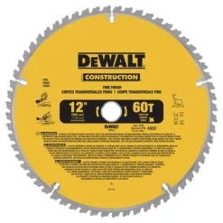 Outlet 👏 DEWALT 20 Series 12 In. 60T Fine Finish Saw Blade 🔔