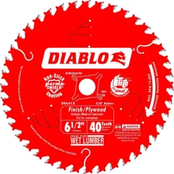 Flash Sale 🤩 DIABLO 6-1/2 In. X 40-Teeth Finish/Plywood Saw Blade 😍
