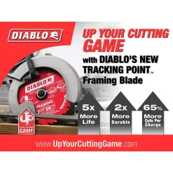 Brand new 😀 DIABLO 7-1/4 In. X 24-Teeth Tracking Point Framing Saw Blade 🌟 -saw-blades Shop unnamed file 2558