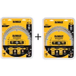 Outlet 😍 DEWALT 10 In. Circular Saw Blade Assortment (2-Pack) With Bonus 10 In. Circular Saw Blade Assortment (2-Pack) ⌛