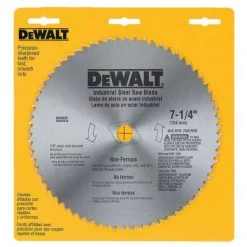 Cheapest 👏 DEWALT 7-1/4 In. 68-Teeth Steel Non-Ferrous Steel Saw Blade ✔️ -saw-blades Shop unnamed file 2755