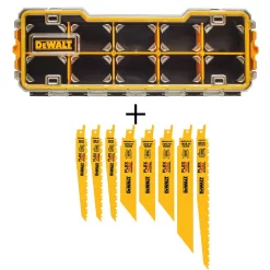 Best reviews of 👏 DEWALT FLEXVOLT Bi-Metal Reciprocating Saw Blade Set (8-Piece) With10-Compartment Pro Small Parts Organizers 🛒