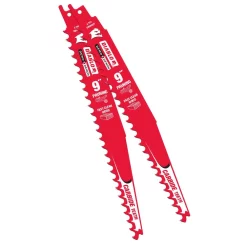 Best Pirce 😉 DIABLO 9 In. Carbide Pruning And Clean Wood Cutting Reciprocating Saw Blade (2-Pack) 💯