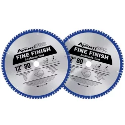 Best reviews of 🛒 Avanti Pro 12 In. X 80-Teeth Fine Finish Saw Blade (2-Pack) 🔔