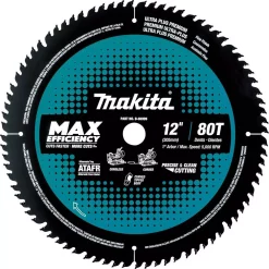 Cheapest 👍 Makita 12 In. 80T Carbide-Tipped Max Efficiency Miter Saw Blade 😍