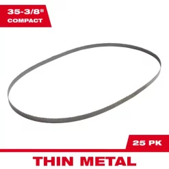 Buy 😍 Milwaukee 35-3/8 In. 18 TPI Bi-Metal Compact Band Saw Blade (25-Pack) 🔔 -saw-blades Shop unnamed file 2898