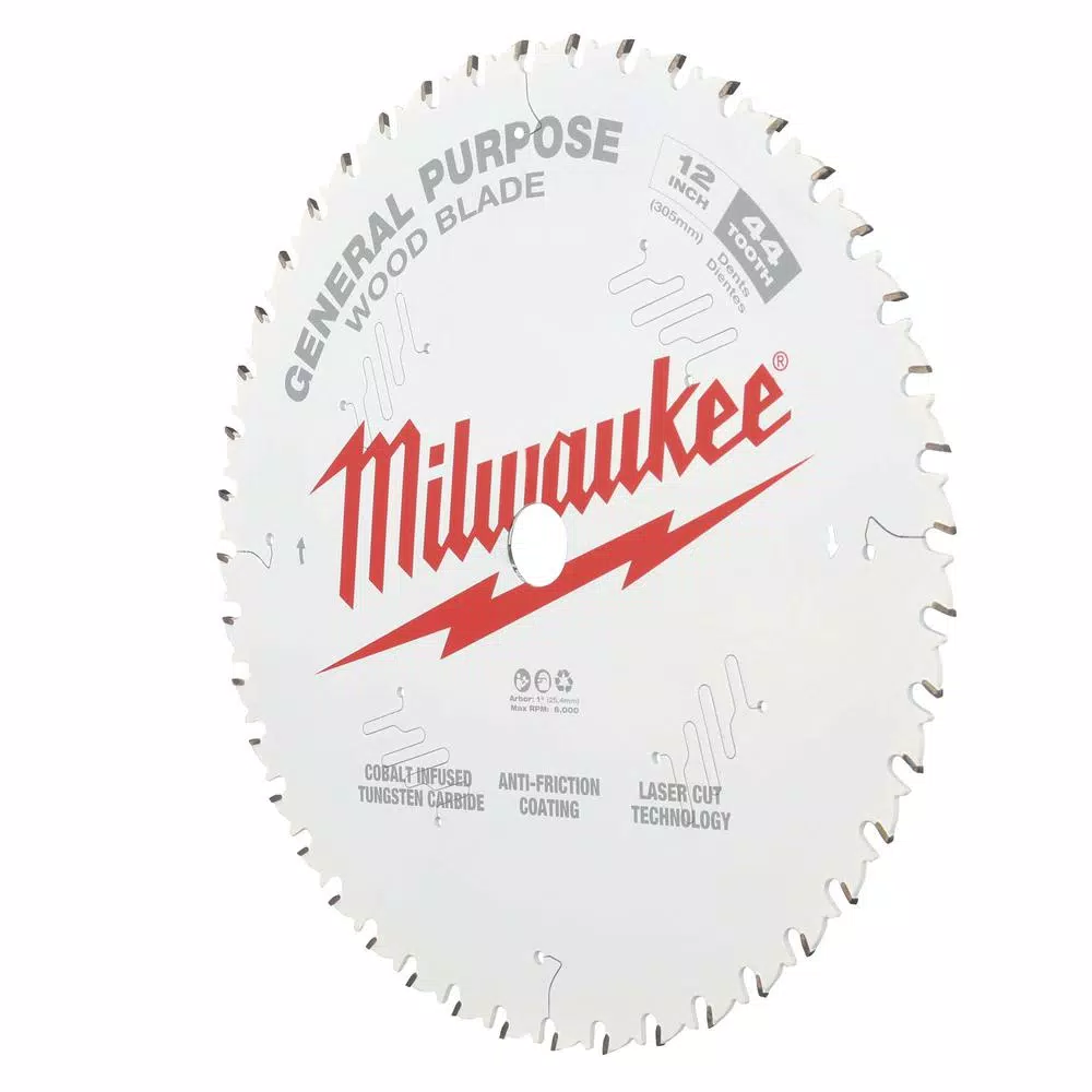 Best Sale 💯 Milwaukee 12 In. X 44-Tooth General Purpose Circular Saw Blade 💯 4 Best Sale 💯 Milwaukee 12 In. X 44-Tooth General Purpose Circular Saw Blade 💯 - Image 2