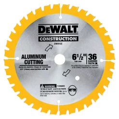 Outlet 😉 DEWALT 6-1/2 In. 36-Tooth Aluminum Cutting Blade 💯