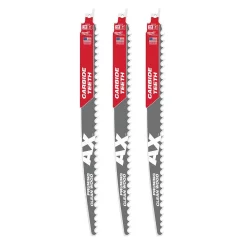 Flash Sale 🌟 Milwaukee 12 In. 3 TPI Pruning Carbide Teeth Wood Cutting SAWZALL Reciprocating Saw Blade (3-Pack) ✔️ -saw-blades Shop unnamed file 2941