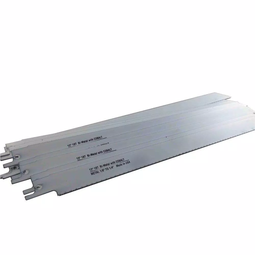 Flash Sale 💯 BLU-MOL 12 In. X 3/4 In. X 0.035 In. 18 Teeth Per In. Metal Cutting Bi-Metal Reciprocating Saw Blade (10-Pack) ❤️ 3 Flash Sale 💯 BLU-MOL 12 In. X 3/4 In. X 0.035 In. 18 Teeth Per In. Metal Cutting Bi-Metal Reciprocating Saw Blade (10-Pack) ❤️