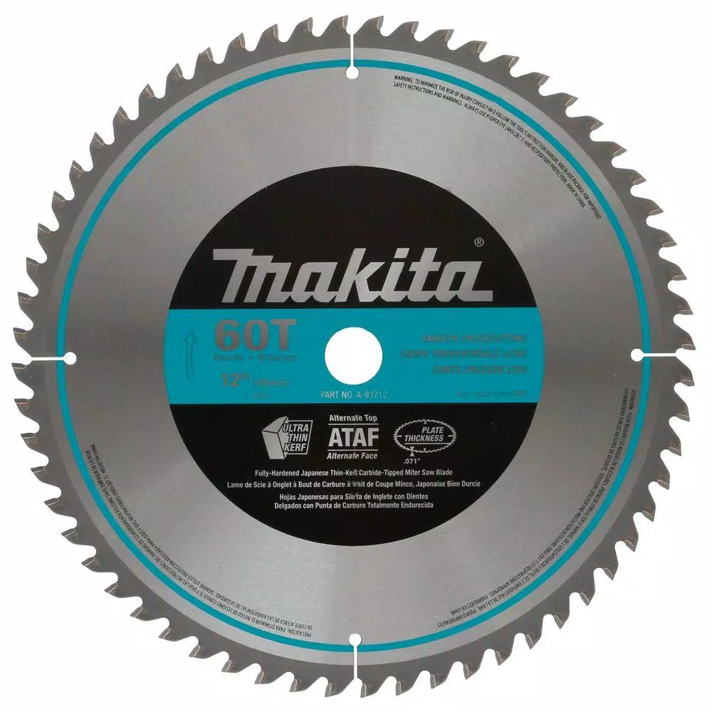 Best reviews of 👏 Makita 12 In. X 1 In. 60-Teeth Micro-Polished Miter Saw Blade ✔️ 3 Best reviews of 👏 Makita 12 In. X 1 In. 60-Teeth Micro-Polished Miter Saw Blade ✔️