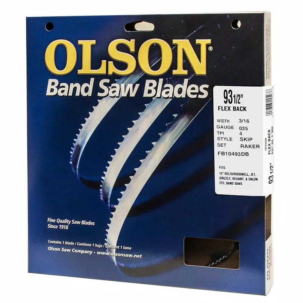 Best deal ๐ Olson Saw 93-1/2 In. L X 3/16 In. W With 4 TPI High Carbon Steel With Hardened Edges Band Saw Blade ๐งจ 4 Best deal ๐ Olson Saw 93-1/2 In. L X 3/16 In. W With 4 TPI High Carbon Steel With Hardened Edges Band Saw Blade ๐งจ - Image 2