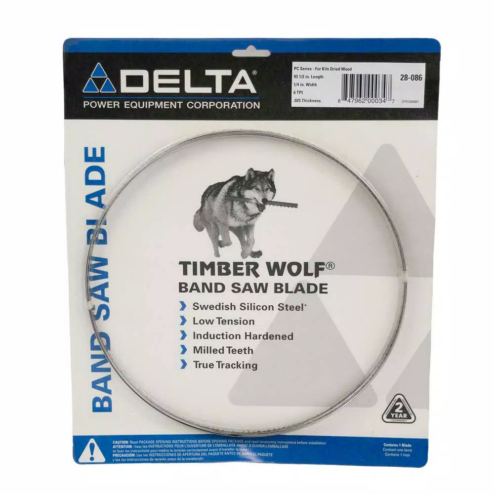 Best reviews of 🥰 Delta 93-1/2 In. X 1/4 In. X 6T Band Saw Blade ⭐ 3 Best reviews of 🥰 Delta 93-1/2 In. X 1/4 In. X 6T Band Saw Blade ⭐