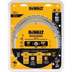Best Sale 🤩 DEWALT 10 In. Construction Saw Blade (2-Pack) 👍