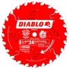 Flash Sale 😀 DIABLO 5-3/8 In. X 24-Tooth X 10 Mm Arbor Framing Trim Saw Blade ✔️ -saw-blades Shop unnamed file 3169