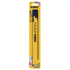 Best reviews of 😉 DEWALT 8 In. 10/14 Teeth Per In. Straight Back Bi-Metal Reciprocating Saw Blade (5-Pack) 🤩 -saw-blades Shop unnamed file 3204