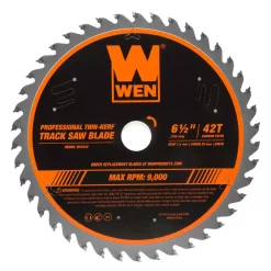 Cheap 😉 WEN 6.5 In. 42-Tooth Carbide-Tipped Thin-Kerf Professional ATAFR Track Saw Blade 🤩
