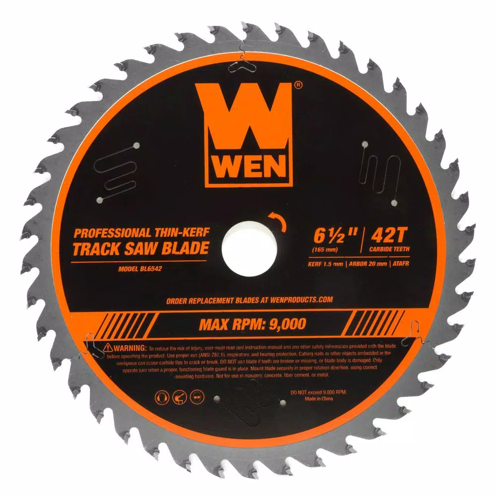Cheap π WEN 6.5 In. 42-Tooth Carbide-Tipped Thin-Kerf Professional ATAFR Track Saw Blade π€© 3 Cheap π WEN 6.5 In. 42-Tooth Carbide-Tipped Thin-Kerf Professional ATAFR Track Saw Blade π€©