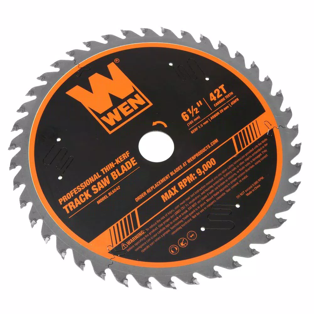 Cheap π WEN 6.5 In. 42-Tooth Carbide-Tipped Thin-Kerf Professional ATAFR Track Saw Blade π€© 4 Cheap π WEN 6.5 In. 42-Tooth Carbide-Tipped Thin-Kerf Professional ATAFR Track Saw Blade π€© - Image 2