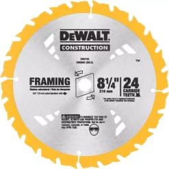 Budget 🌟 DEWALT 8-1/4 In. 24T Carbide Framing Circular Saw Blade ⌛