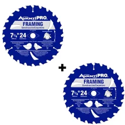 Budget ❤️ Avanti Pro 7-1/4 In. X 24 Teeth Per In. Framing Saw Blade (2-Pack) 😍