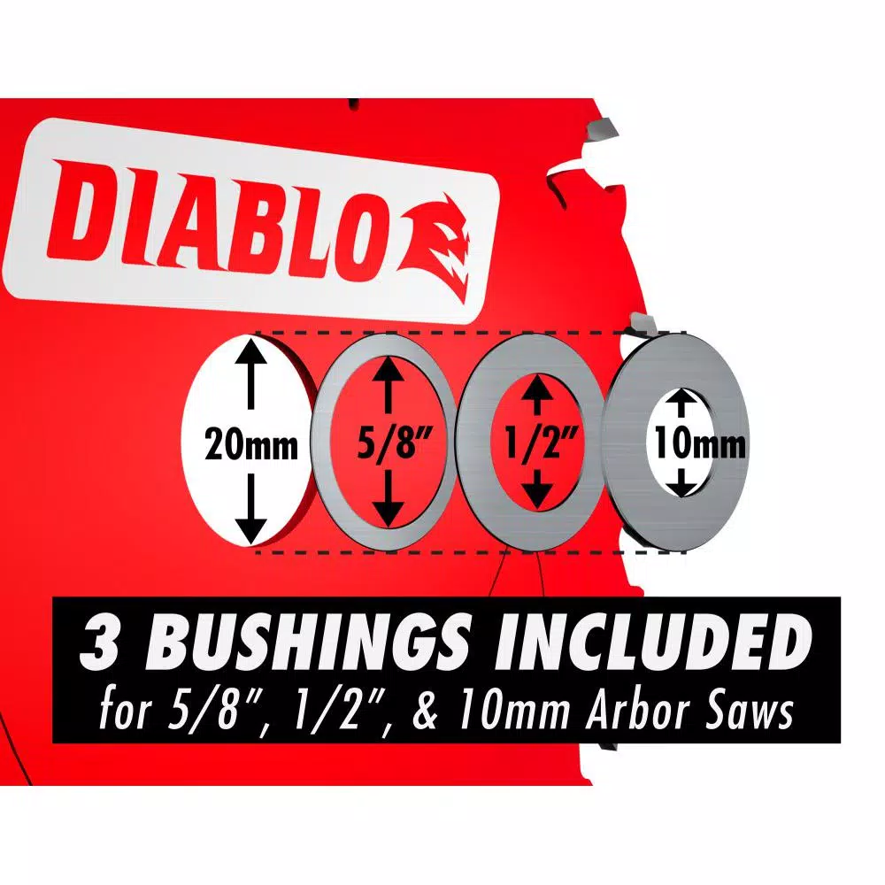 New 🔔 DIABLO 5-3/8 In X 18-Tooth Fast Framing Saw Blade With Bushings ⌛ 5 New 🔔 DIABLO 5-3/8 In X 18-Tooth Fast Framing Saw Blade With Bushings ⌛ - Image 3