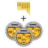 Budget 💯 DEWALT FLEXVOLT Bi-Metal Reciprocating Saw Blade Set (8-Piece) W/ Bonus 7-1/4 In. 24-Teeth Carbide Circular Saw Blade (3-Pack) 👏
