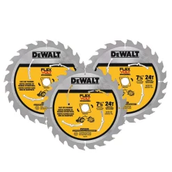 Budget 💯 DEWALT FLEXVOLT Bi-Metal Reciprocating Saw Blade Set (8-Piece) W/ Bonus 7-1/4 In. 24-Teeth Carbide Circular Saw Blade (3-Pack) 👏 -saw-blades Shop unnamed file 3390