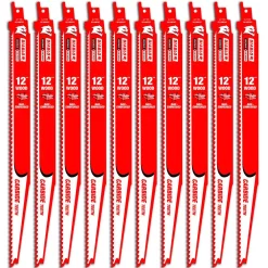Coupon ๐ DIABLO 12 In. 5/7 TPI Carbide-Tipped Demo Demon Nail-Embedded Wood Cutting Reciprocating Saw Blade (10-Pack) โญ