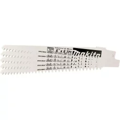 Brand new ⌛ Makita 6 In. 6 Teeth Per In. Wood Cutting Reciprocating Saw Blade (5-Pack) 👍