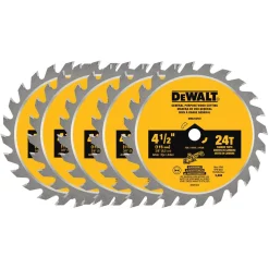 Promo ๐ DEWALT Atomic 4-1/2 In. 24-Tooth Circular Saw Blade (5-Pack) ๐