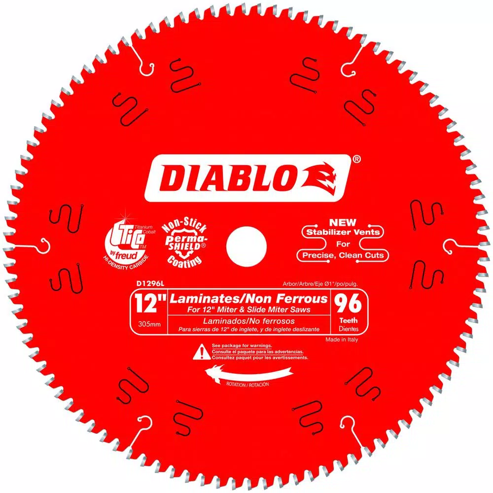 Best deal β DIABLO 12 In. X 96-Tooth Laminate/Non-Ferrous Metal Cutting Saw Blade π 3 Best deal β DIABLO 12 In. X 96-Tooth Laminate/Non-Ferrous Metal Cutting Saw Blade π