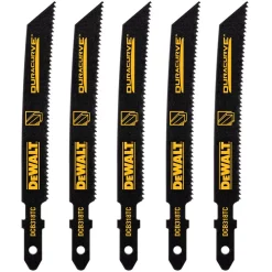 Best Sale ✔️ DEWALT 3-5/8 In. 18 TPI T-Shank Medium Metal Cutting Jig Saw Blade (5-Pack) 👏