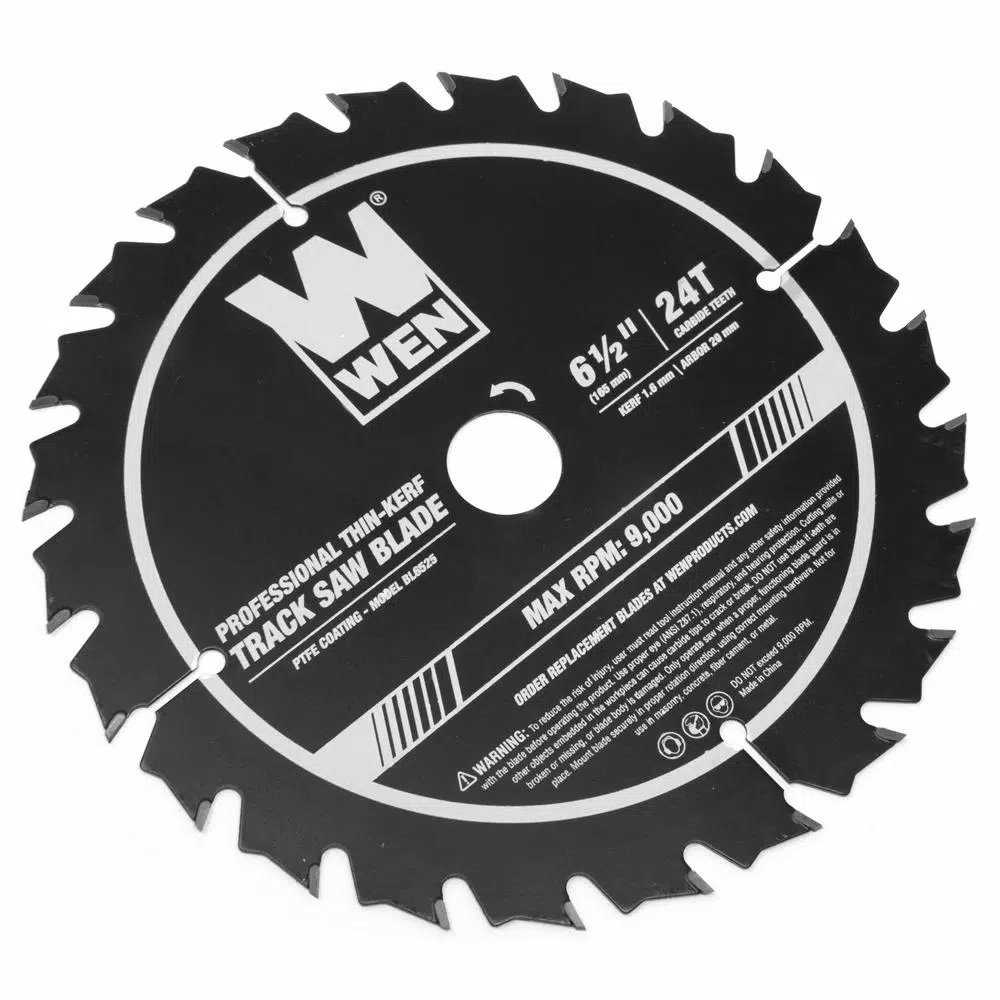 Best Pirce π WEN 6.5 In. 24-Tooth Carbide-Tipped Thin-Kerf Professional Track Saw Blade With PTFE π§₯ Coating π₯° 3 Best Pirce π WEN 6.5 In. 24-Tooth Carbide-Tipped Thin-Kerf Professional Track Saw Blade With PTFE π§₯ Coating π₯° - Image 2