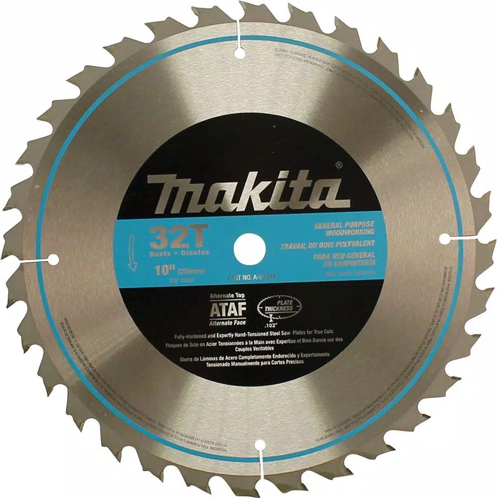 Buy ๐ Makita 10 In. 32-Teeth Carbide-Tipped Table Saw Blade ๐ฅฐ 2 Buy ๐ Makita 10 In. 32-Teeth Carbide-Tipped Table Saw Blade ๐ฅฐ