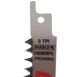 Cheap ❤️ DIABLO 9 In. 5 TPI Fleam Ground-Pruning Reciprocating Saw Blade (5-Pack) 🌟 -saw-blades Shop unnamed file 3590