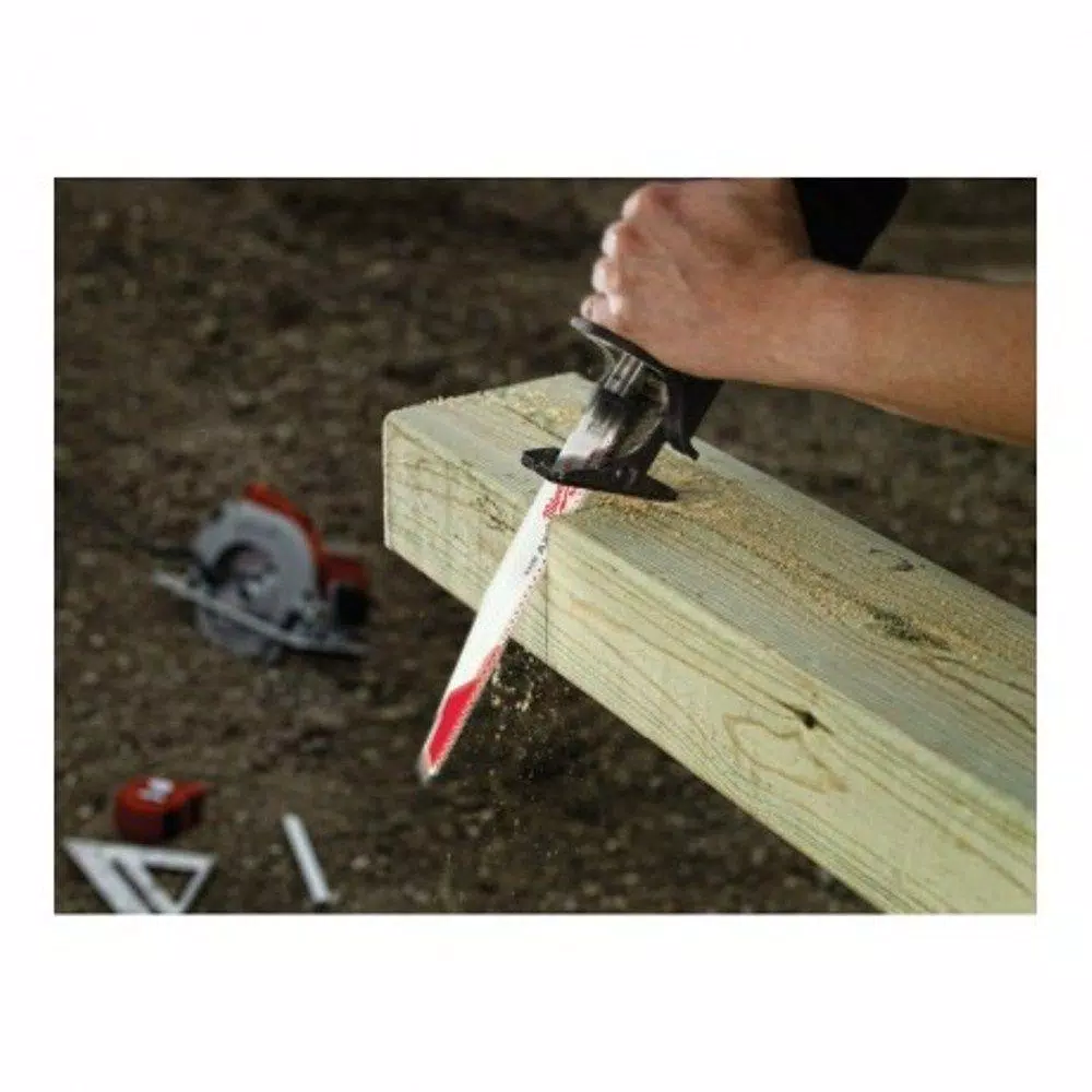 Outlet ๐ Milwaukee 6 In. 5 Teeth Per In. AX Nail Embedded Wood Cutting SAWZALL Reciprocating Saw Blades (6 Pack) ๐ 10 Outlet ๐ Milwaukee 6 In. 5 Teeth Per In. AX Nail Embedded Wood Cutting SAWZALL Reciprocating Saw Blades (6 Pack) ๐ - Image 8
