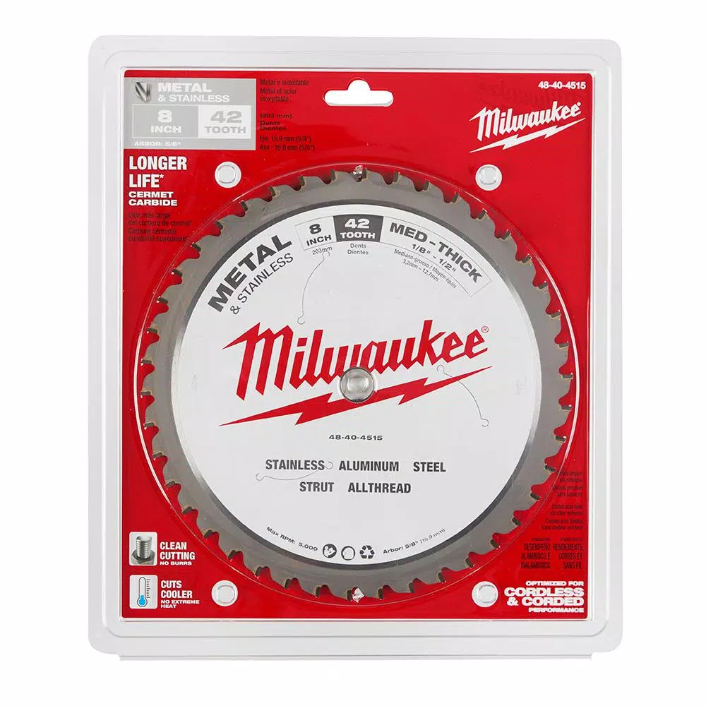 Coupon ✨ Milwaukee 8 In. X 42 Carbide Teeth Metal & Stainless Cutting Circular Saw Blade ❤️ 7 Coupon ✨ Milwaukee 8 In. X 42 Carbide Teeth Metal & Stainless Cutting Circular Saw Blade ❤️ - Image 5