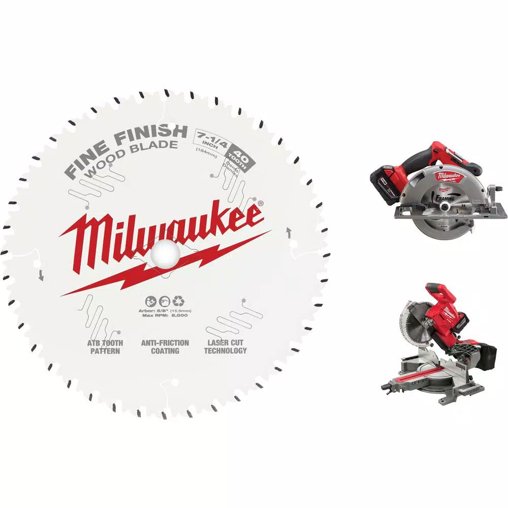 Hot Sale ๐ฏ Milwaukee 7-1/4 In. X 40-Tooth Fine Finish Circular Saw Blade ๐ 1 Hot Sale ๐ฏ Milwaukee 7-1/4 In. X 40-Tooth Fine Finish Circular Saw Blade ๐ -saw-blades Shop unnamed file 677