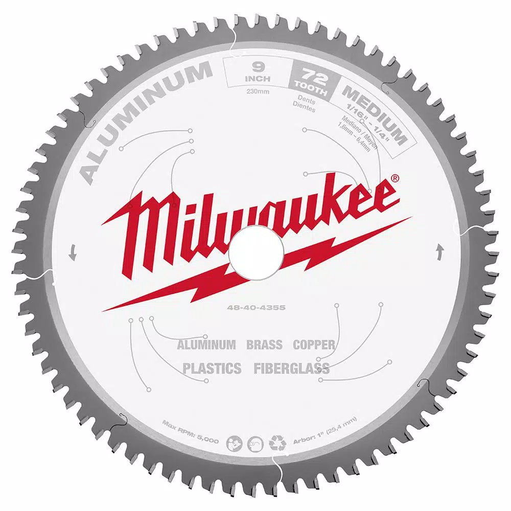 Flash Sale 🌟 Milwaukee 9 In. X 72 Carbide Teeth Aluminum Cutting Circular Saw Blade 👏 1 Flash Sale 🌟 Milwaukee 9 In. X 72 Carbide Teeth Aluminum Cutting Circular Saw Blade 👏 -saw-blades Shop unnamed file 726