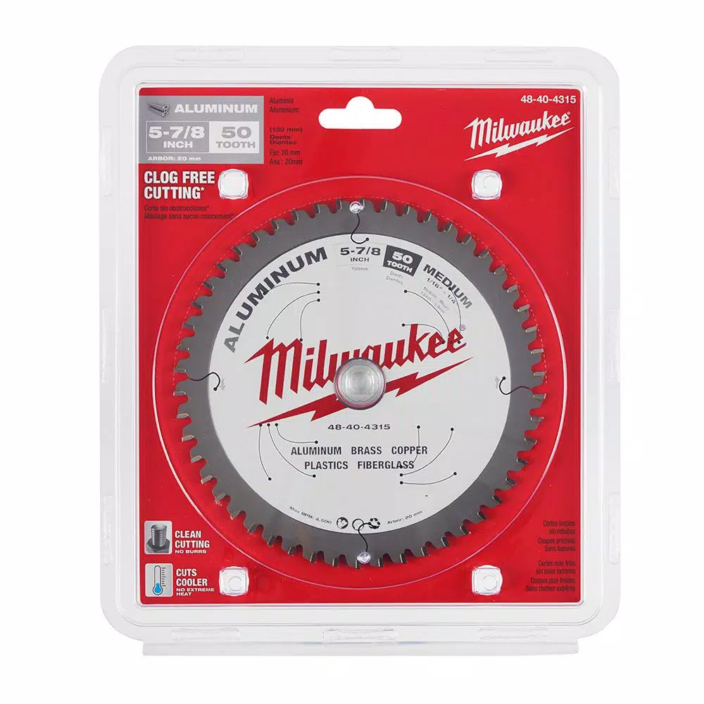Promo β€οΈ Milwaukee 5-7/8 In. X 50 Carbide Teeth Aluminum Cutting Circular Saw Blade π 7 Promo β€οΈ Milwaukee 5-7/8 In. X 50 Carbide Teeth Aluminum Cutting Circular Saw Blade π - Image 5