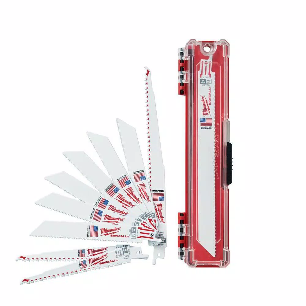 Best reviews of ⭐ Milwaukee SAWZALL Wood And Metal Cutting Bi-Metal Reciprocating Saw Blade Set (10-Piece) 🔔