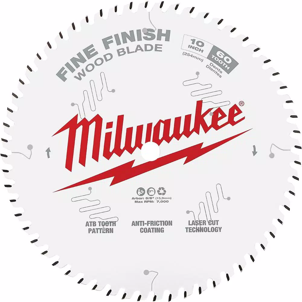 Wholesale 🥰 Milwaukee 10 In. X 60-Tooth Fine Finish Circular Saw Blade 💯