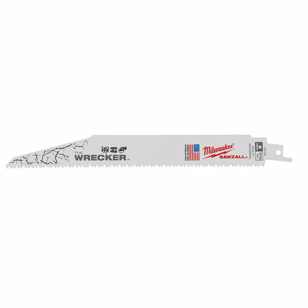 Discount ✔️ Milwaukee Torch 9 In.- 7/11 TPI WRECKER Demolition Multi-Material Cutting SAWZALL Reciprocating Saw Blades (10-Pack) ⌛ 7 Discount ✔️ Milwaukee Torch 9 In.- 7/11 TPI WRECKER Demolition Multi-Material Cutting SAWZALL Reciprocating Saw Blades (10-Pack) ⌛ - Image 5
