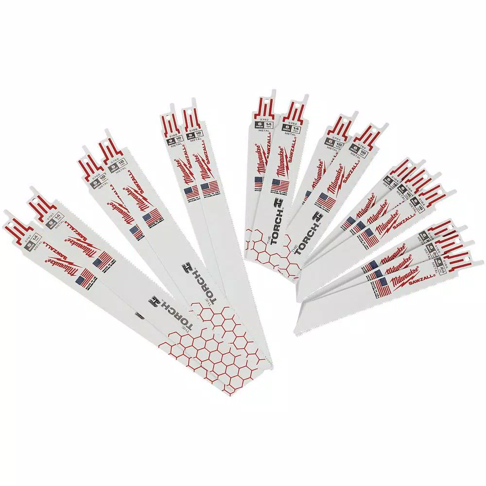 Flash Sale 🌟 Milwaukee SAWZALL Metal Cutting Bi-Metal Reciprocating Blade Set (16 Piece) 🔥 9 Flash Sale 🌟 Milwaukee SAWZALL Metal Cutting Bi-Metal Reciprocating Blade Set (16 Piece) 🔥 - Image 7